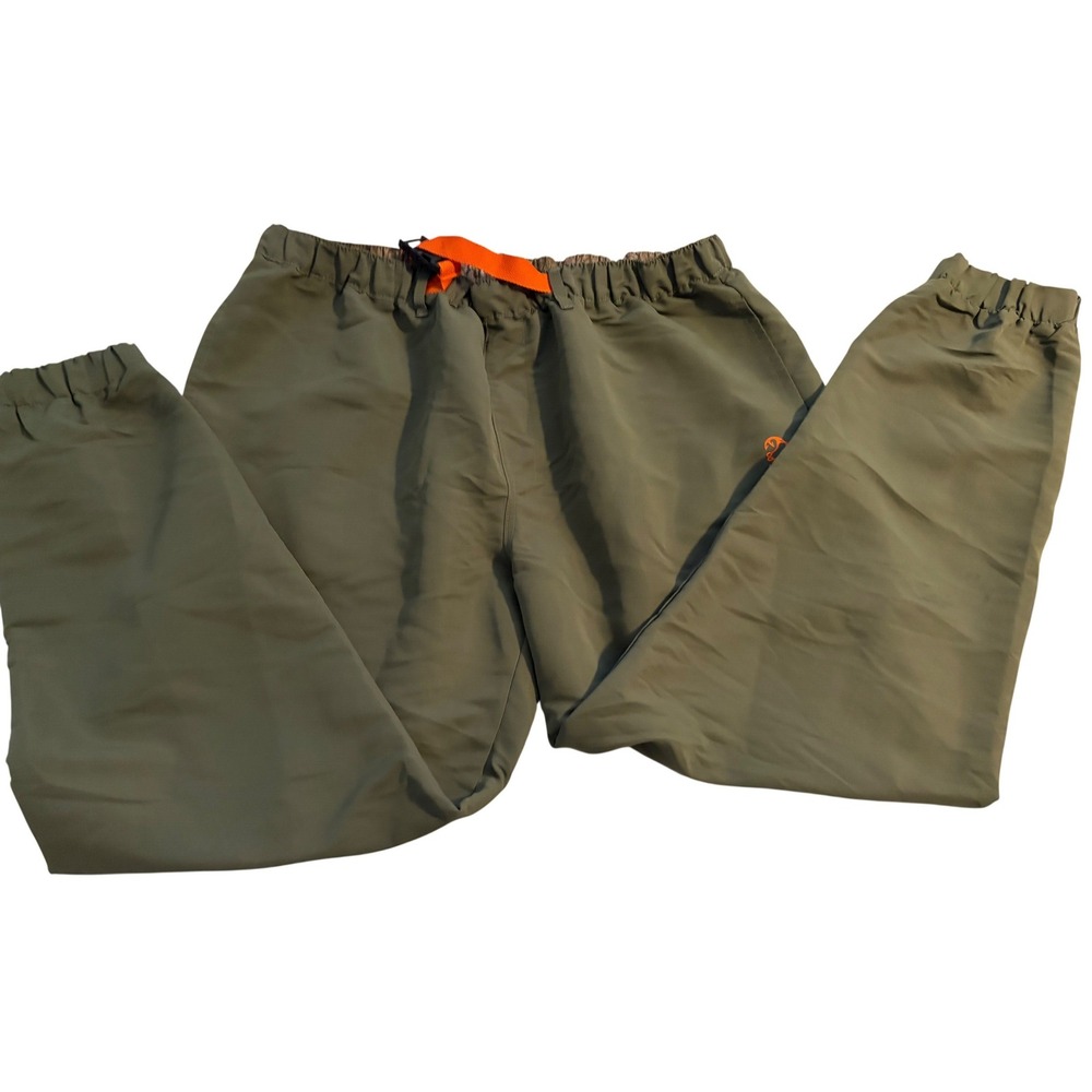 Realtree Fishing Cargo Joggers Gorpcore Olive Green Integrated Belt‎ XL